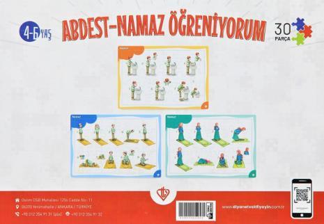 4-6 Yas Namaz Ögreniyorum Erkek 30 Parça Puzzle - Image 4
