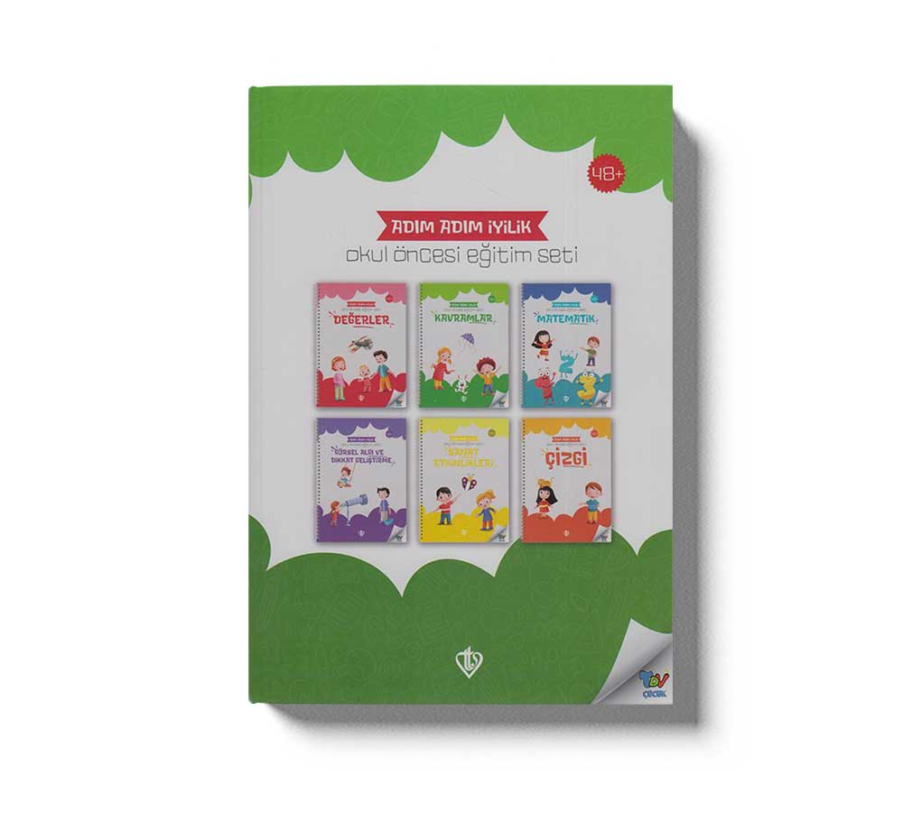 Adim Adim Iyilik Okul Öncesi Egitim Seti 6 Kitap - Image 2
