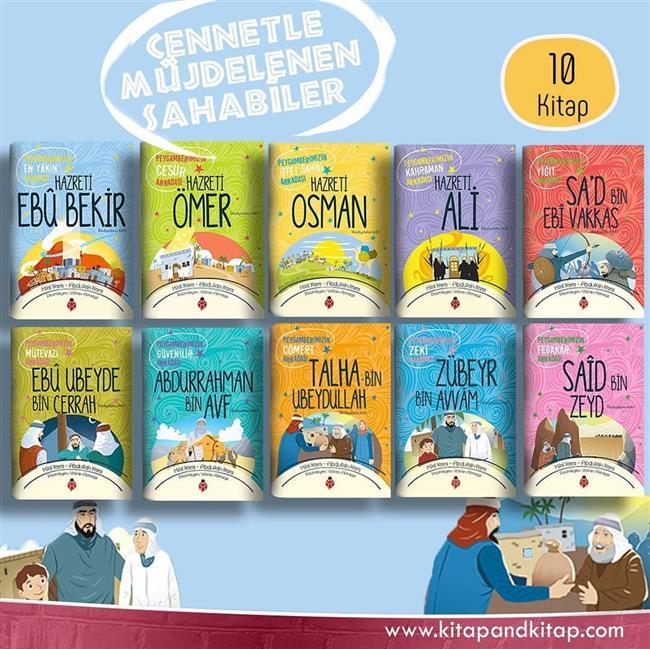 Cocuklar Icin Cennetle Müjdelenen Sahabiler Seti 10 Kitap - Image 2