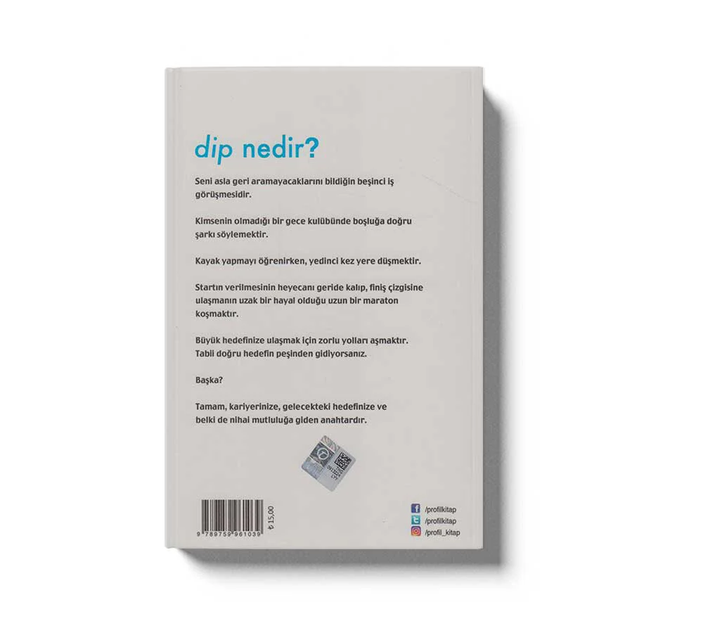 Dip ( Vazgecmeyi Ve Vazgecmemeyi Ögreten Kitap ) - Image 2