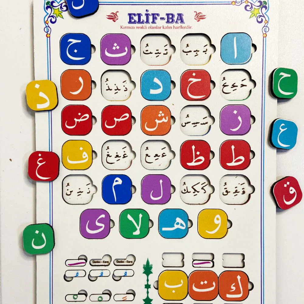 Egitime Yardimci Oyuncak Pratik Ahsap Elib-Ba 4 Yas ve Üzeri - Image 3