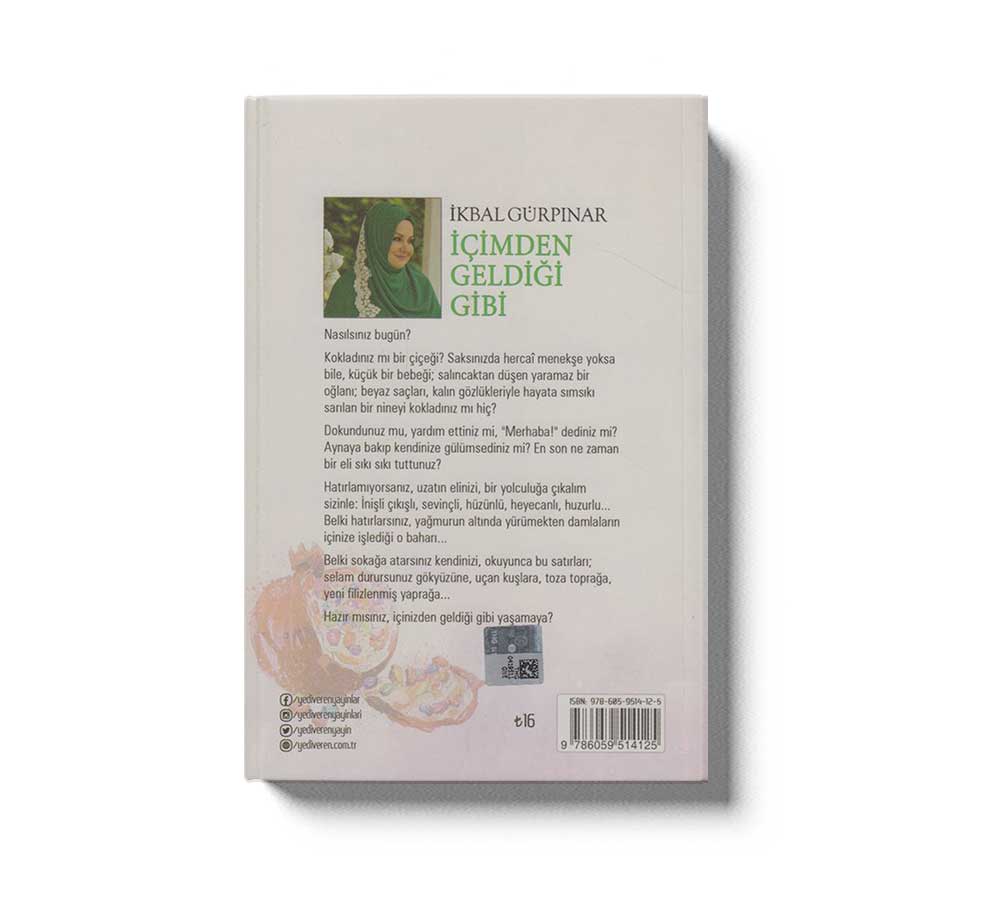 Içimden Geldigi Gibi Yediveren Yayinlari - Image 2