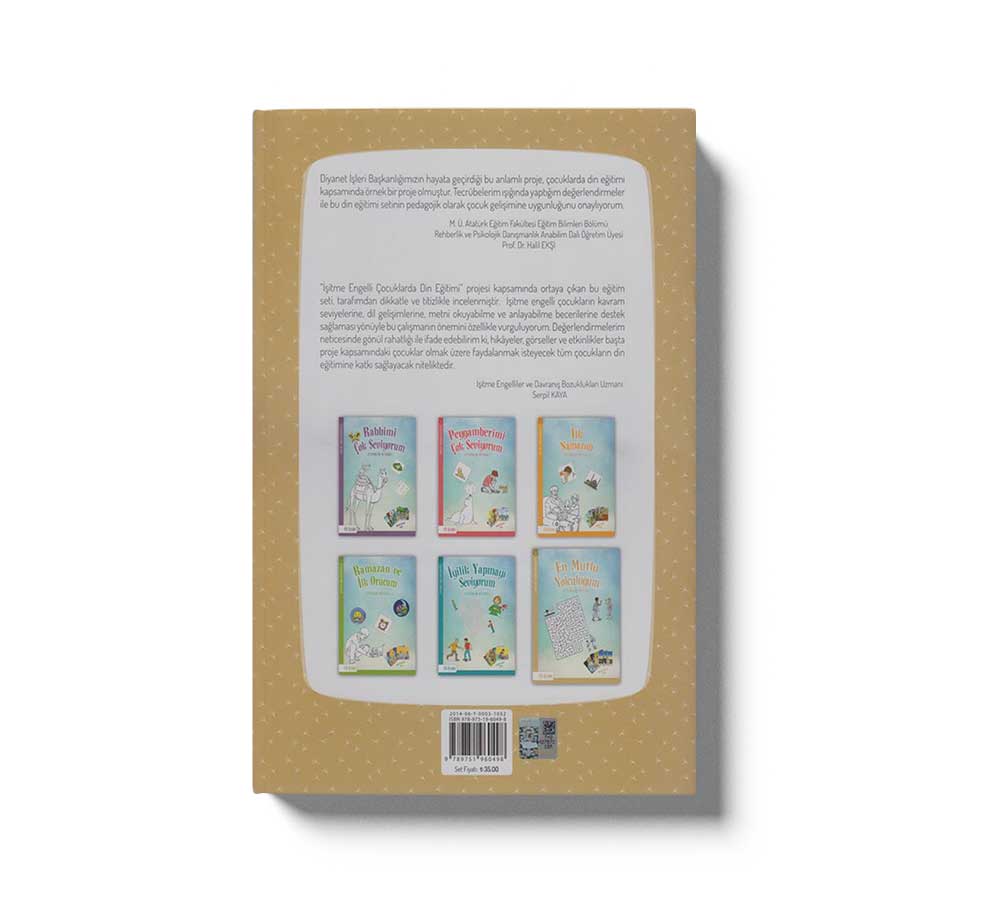 Isitme Engelli Cocuklar Icin Din Egitimi Seti 6 Kitap Rabbimi Cok Seviyorum Etkinlik Kitabi - Image 3