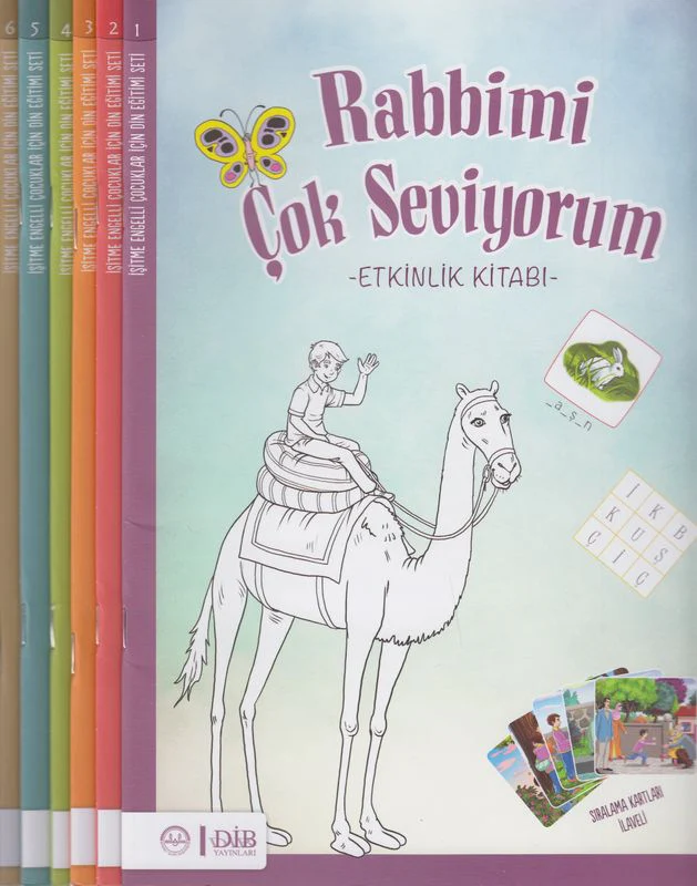 Isitme Engelli Cocuklar Icin Din Egitimi Seti 6 Kitap Rabbimi Cok Seviyorum Etkinlik Kitabi - Image 5