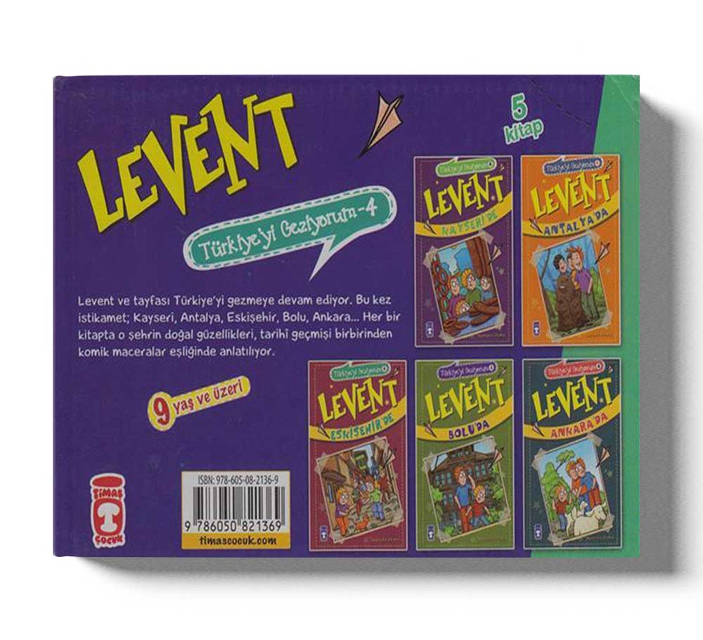 Levent Türkiyeyi Geziyorum 4 Set 1-5 Kitap - Image 4
