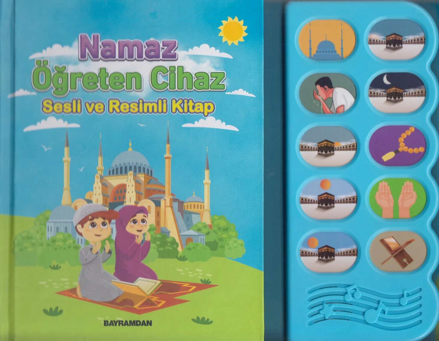 Sesli Namaz Ögreten Cihaz Resimli ve kitap Hediyeli Mavi - Image 2