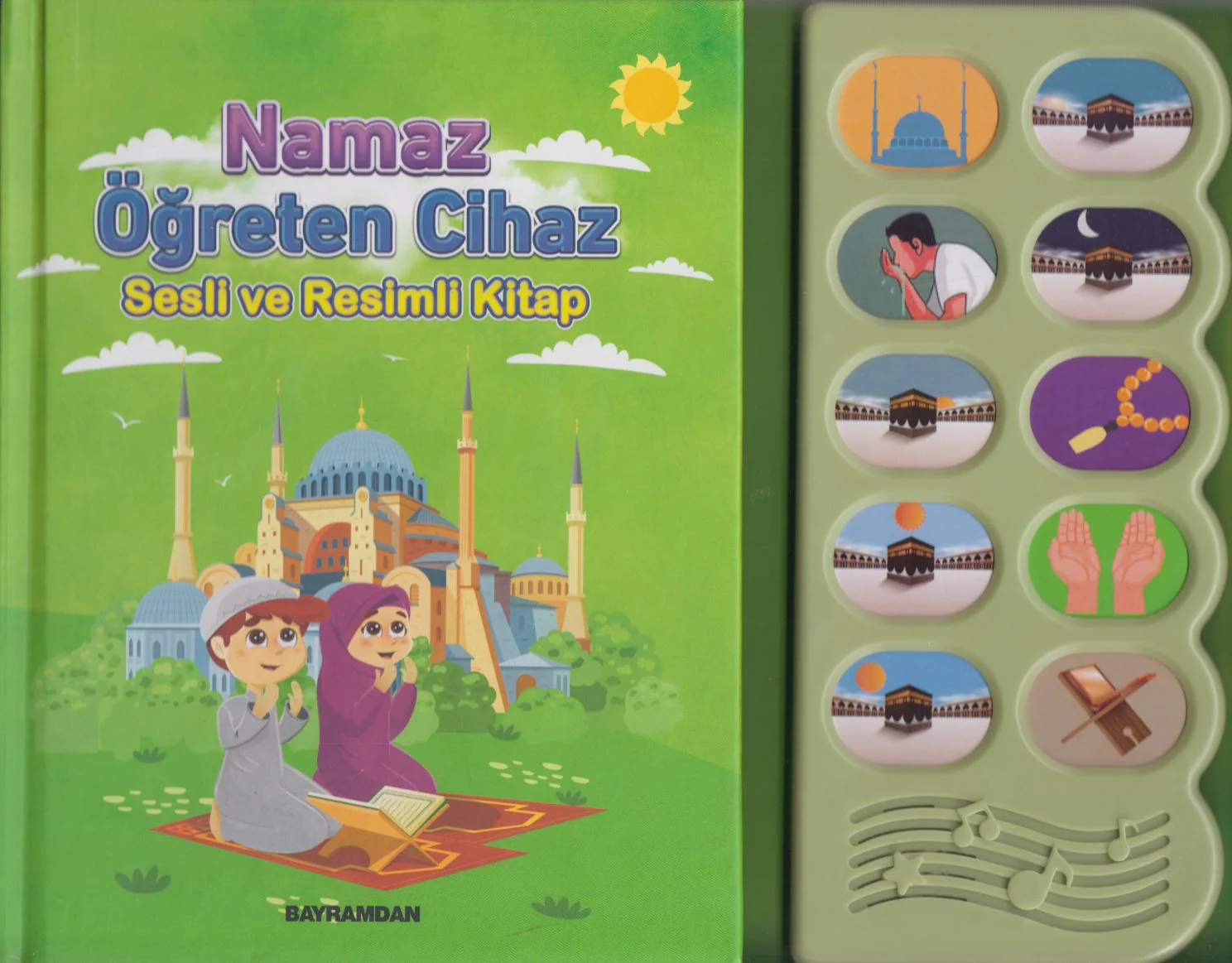 Sesli Namaz Ögreten Cihaz Resimli ve kitap Hediyeli Yesil - Image 2