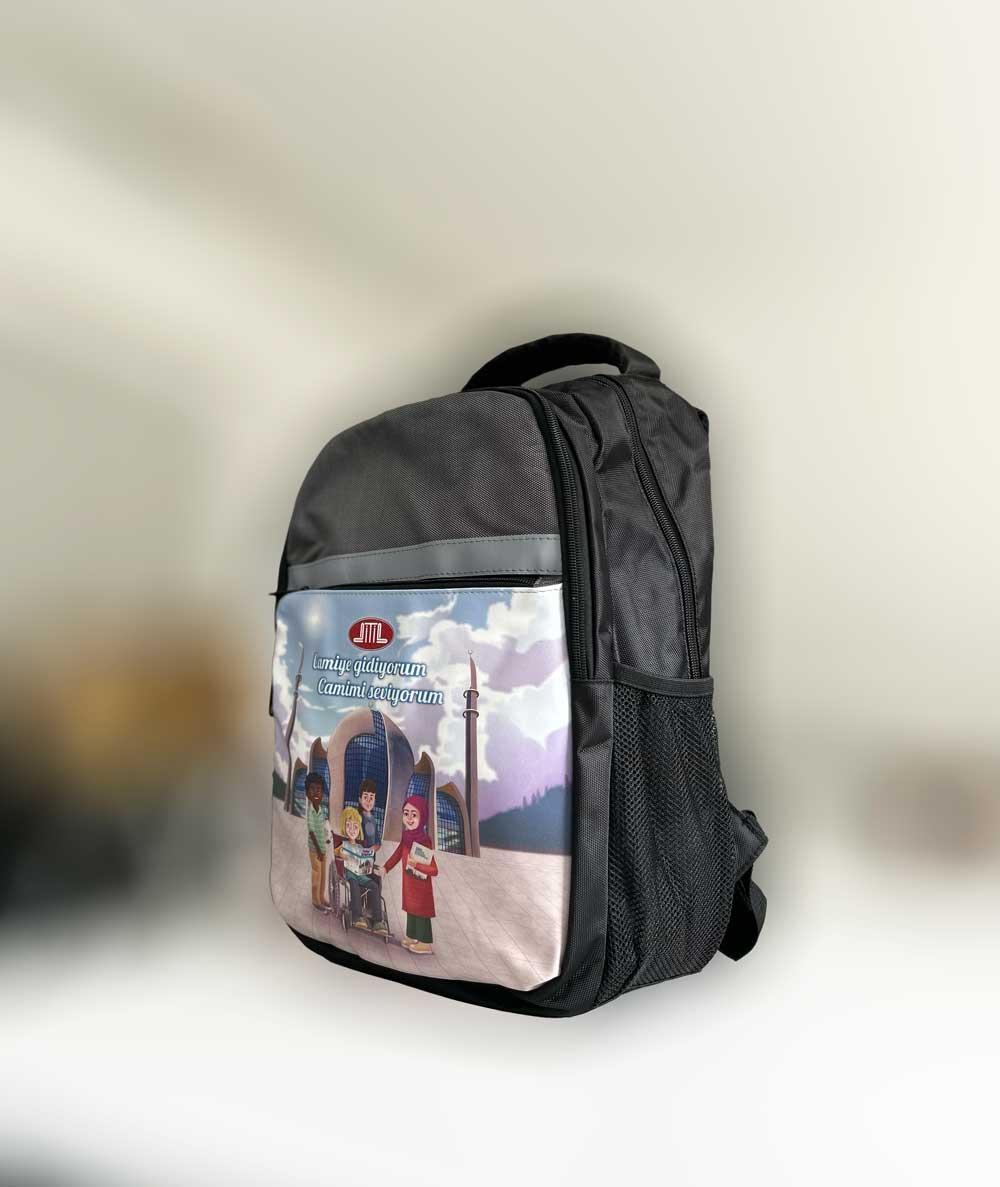 Sirt Cantasi Okul Cantasi Camiye Gidiyorum Kücük - Image 6